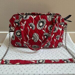 Vera Bradley 2011 Red, Black, and White Vera Bradley Deco Daisy handbag with	sho